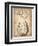 Vintage Brain Anatomy-NaxArt-Framed Premium Giclee Print