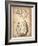 Vintage Brain Anatomy-NaxArt-Framed Art Print