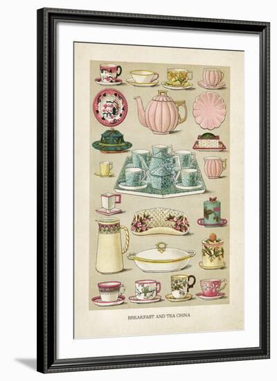 Vintage Breakfast China-The Vintage Collection-Framed Giclee Print