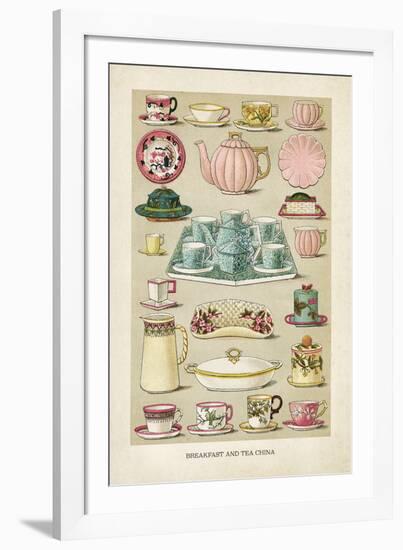 Vintage Breakfast China-The Vintage Collection-Framed Giclee Print