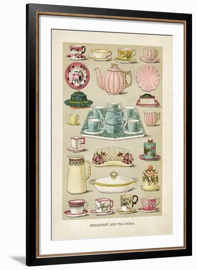 Vintage Breakfast China-The Vintage Collection-Framed Giclee Print