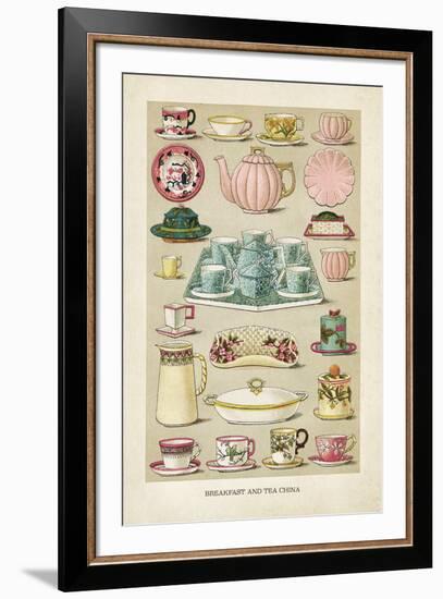 Vintage Breakfast China-The Vintage Collection-Framed Giclee Print