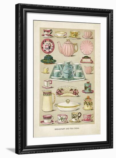 Vintage Breakfast China-The Vintage Collection-Framed Giclee Print