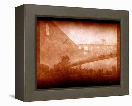 Vintage Bridge 2x-Evan Morris Cohen-Framed Premier Image Canvas