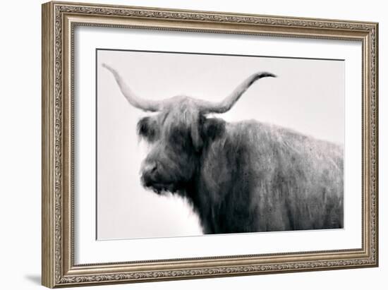 Vintage Bull-Dan Meneely-Framed Art Print