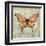 Vintage Butterflies I-Paul Brent-Framed Art Print