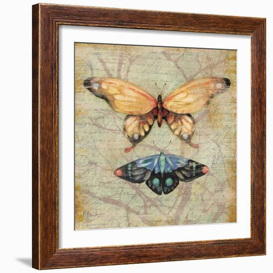 Vintage Butterflies II-Paul Brent-Framed Art Print