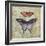 Vintage Butterflies IV-Paul Brent-Framed Art Print