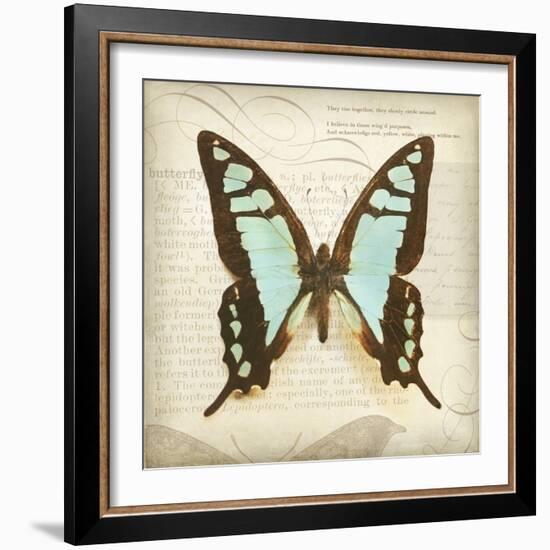 Vintage Butterfly I-Amy Melious-Framed Art Print