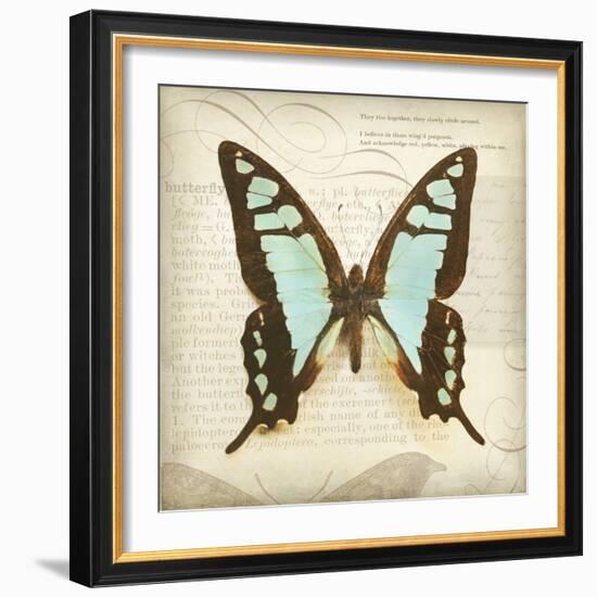 Vintage Butterfly I-Amy Melious-Framed Art Print