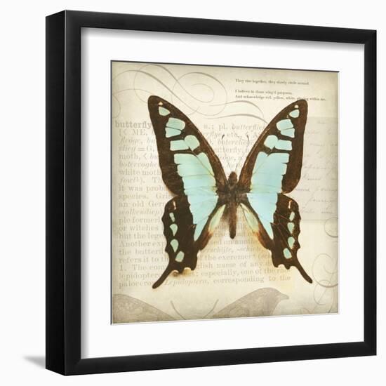 Vintage Butterfly I-Amy Melious-Framed Art Print