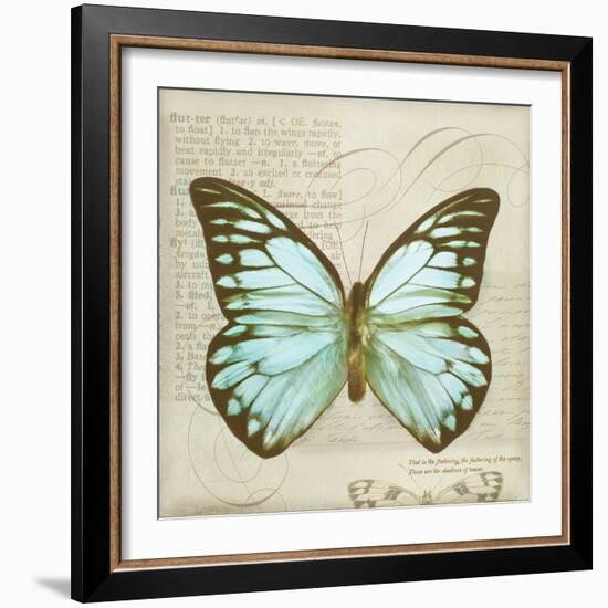 Vintage Butterfly II-Amy Melious-Framed Art Print