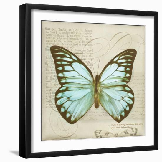 Vintage Butterfly II-Amy Melious-Framed Art Print