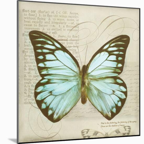 Vintage Butterfly II-Amy Melious-Mounted Art Print