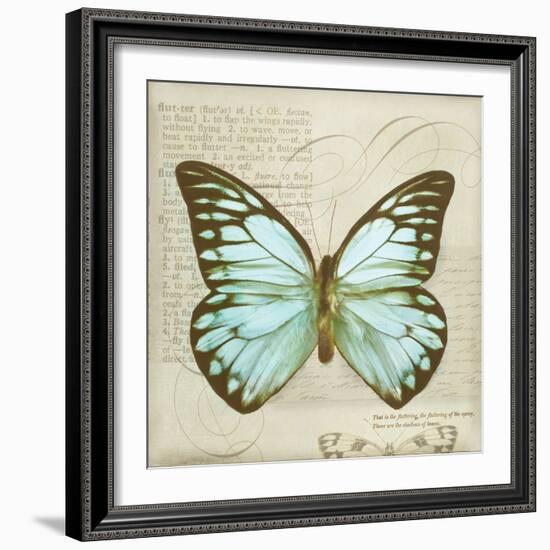 Vintage Butterfly II-Amy Melious-Framed Art Print