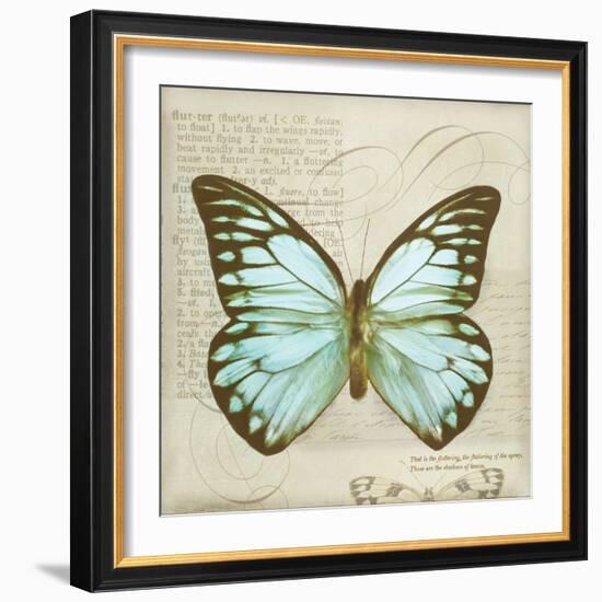 Vintage Butterfly II-Amy Melious-Framed Art Print