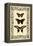 Vintage Butterfly Trio-null-Framed Stretched Canvas