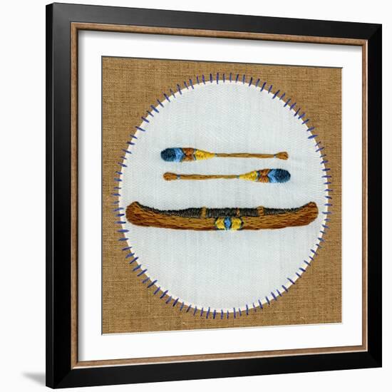 Vintage Camping Embroidery C-THE Studio-Framed Giclee Print