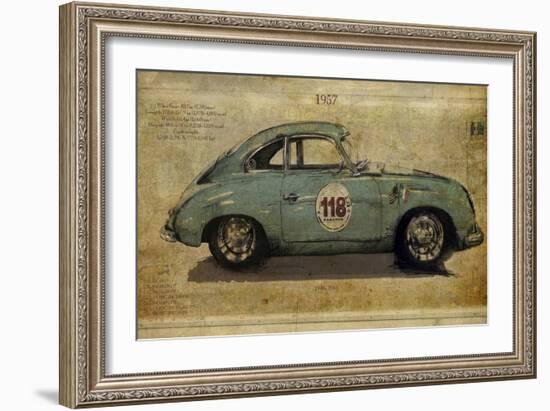 Vintage Car 118-Sidney Paul & Co.-Framed Art Print