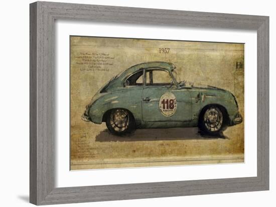 Vintage Car 118-Sidney Paul & Co.-Framed Art Print