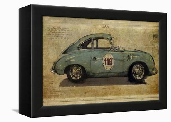 Vintage Car 118-Sidney Paul & Co.-Framed Stretched Canvas