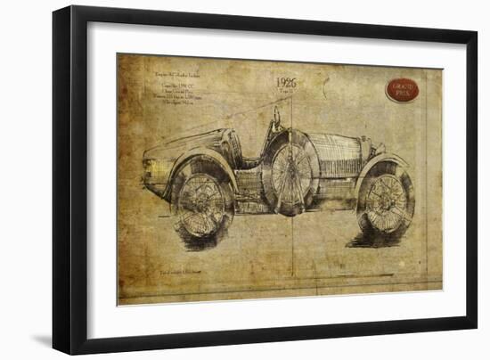 Vintage Car 1926-Sidney Paul & Co.-Framed Art Print