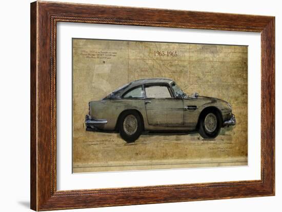 Vintage Car 1963-Sidney Paul & Co.-Framed Art Print
