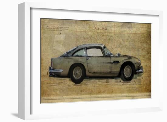 Vintage Car 1963-Sidney Paul & Co.-Framed Art Print