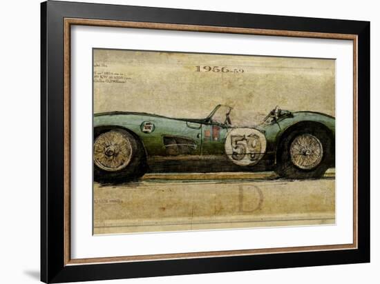 Vintage Car 59-Sidney Paul & Co.-Framed Art Print