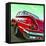 Vintage Car in America Rear View-Salvatore Elia-Framed Premier Image Canvas