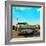 Vintage Car in Gold Paint with Chrome Grill-Salvatore Elia-Framed Photographic Print