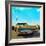 Vintage Car in Gold Paint with Chrome Grill-Salvatore Elia-Framed Photographic Print