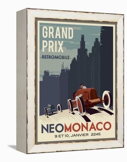 Vintage Car Race-Steve Thomas-Framed Premier Image Canvas