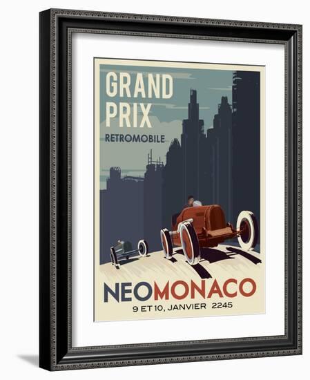 Vintage Car Race-Steve Thomas-Framed Giclee Print