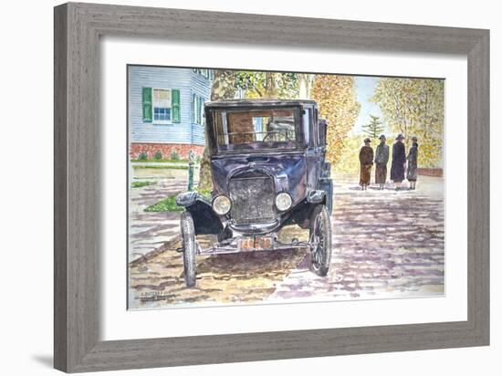 Vintage Car, Richmondtown, 2013-Anthony Butera-Framed Giclee Print