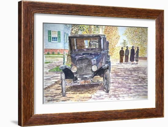 Vintage Car, Richmondtown, 2013-Anthony Butera-Framed Giclee Print