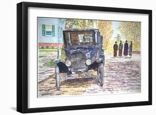 Vintage Car, Richmondtown, 2013-Anthony Butera-Framed Giclee Print