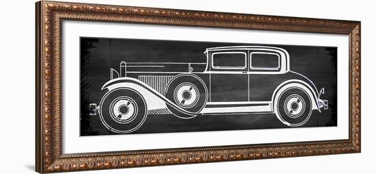 Vintage Car-The Saturday Evening Post-Framed Giclee Print