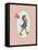 Vintage Card Girl with Ice Cream-Effie Zafiropoulou-Framed Premier Image Canvas