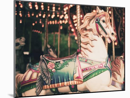 Vintage Carousel Horse-Andrekart Photography-Mounted Photographic Print