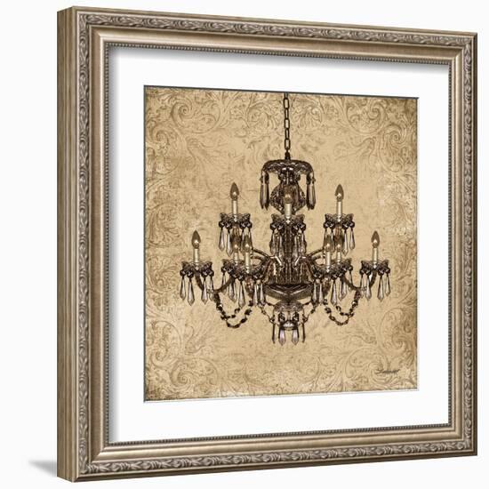 Vintage Chandelier I-Todd Williams-Framed Art Print