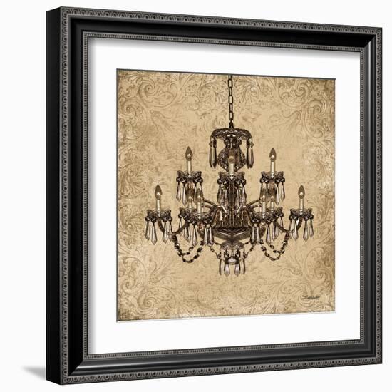 Vintage Chandelier I-Todd Williams-Framed Art Print