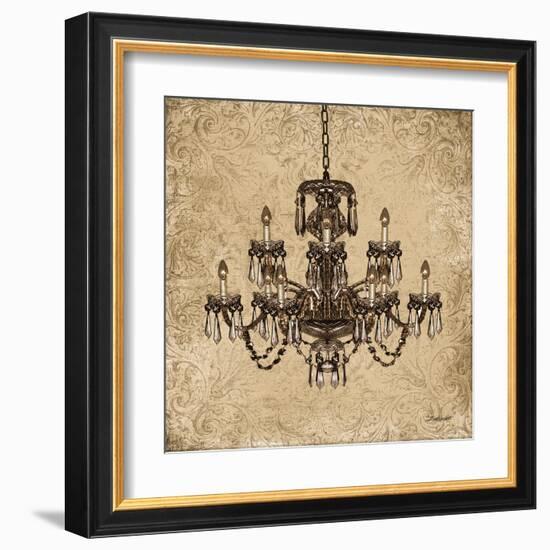 Vintage Chandelier I-Todd Williams-Framed Art Print