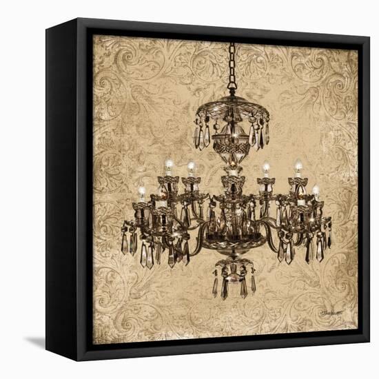 Vintage Chandelier II-Todd Williams-Framed Stretched Canvas