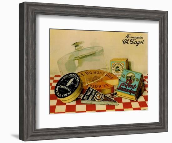 Vintage Cheese - Fromage-null-Framed Giclee Print