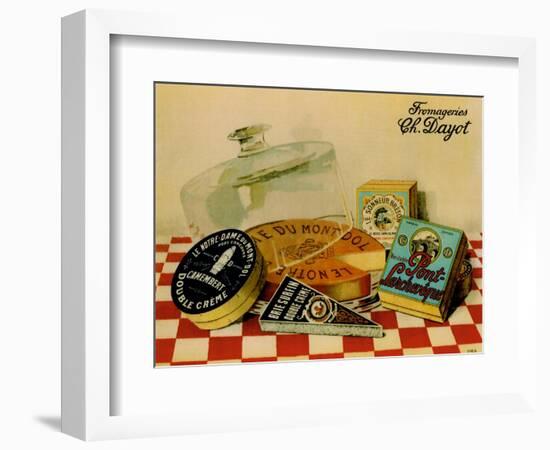 Vintage Cheese - Fromage-null-Framed Giclee Print