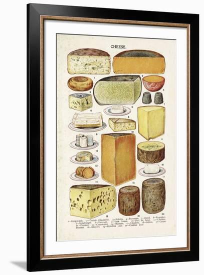 Vintage Cheese-The Vintage Collection-Framed Giclee Print