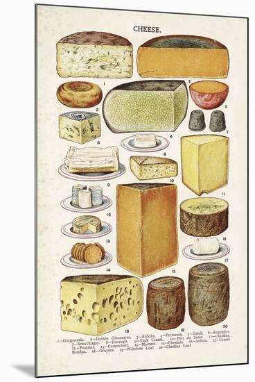 Vintage Cheese-The Vintage Collection-Mounted Giclee Print