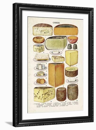 Vintage Cheese-The Vintage Collection-Framed Giclee Print