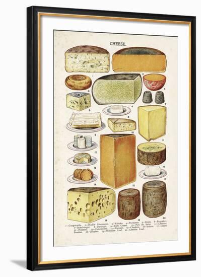 Vintage Cheese-The Vintage Collection-Framed Giclee Print